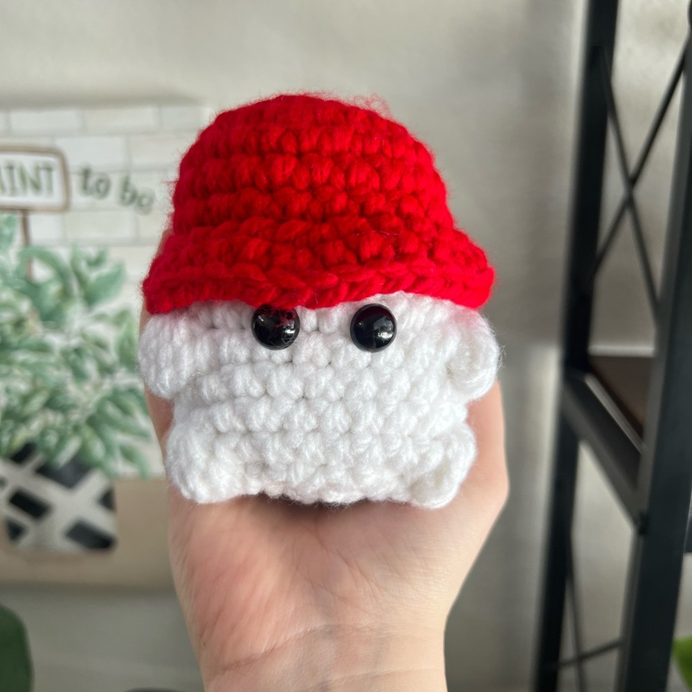 Handmade ❤️ red mushroom boi plush